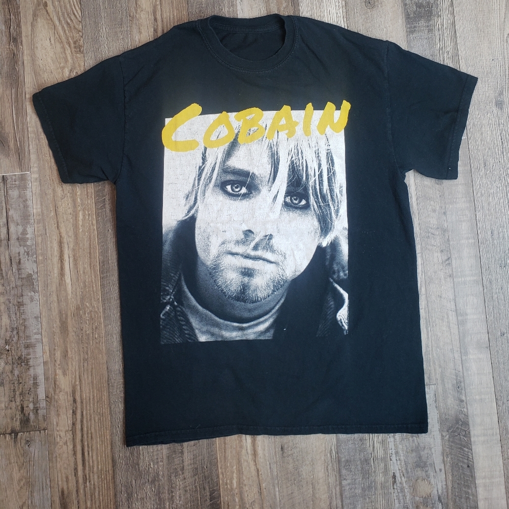 Curt Cobain Black Tshirt